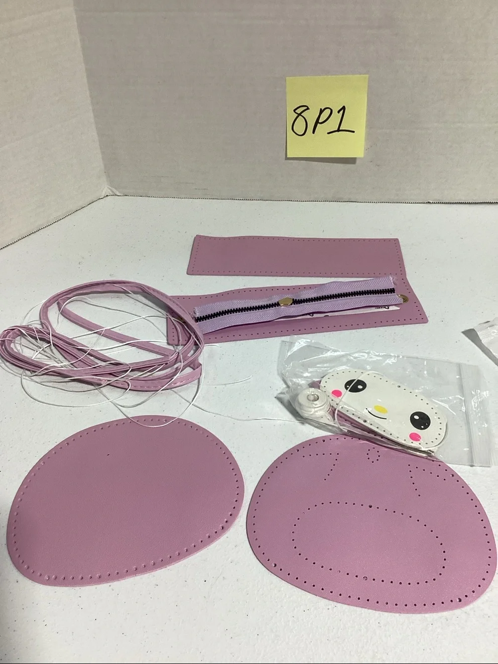 DIY Home Office Arts & Crafts Faux Leather Pouch Kit